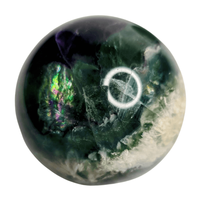 Fluorite Feather Sphere