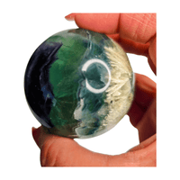 Fluorite Feather Sphere