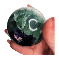 Fluorite Feather Sphere