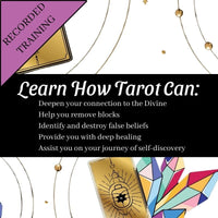 Tarot 101 - Pre-Recorded Zoom Class