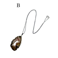 Agate Druzy Pendant