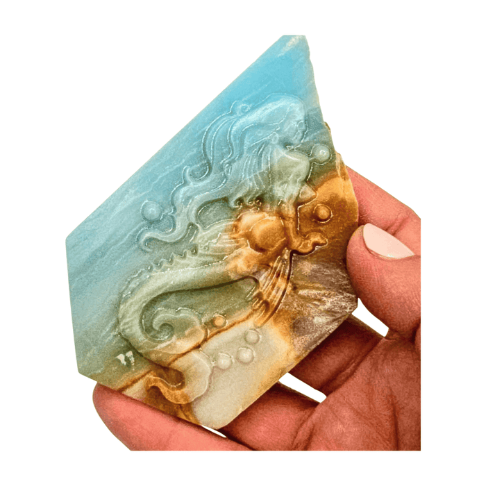 Amazonite Mermaid Size