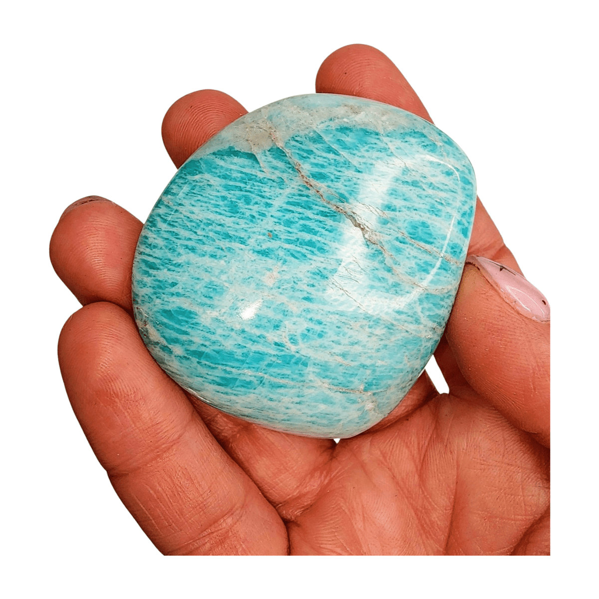 Amazonite Palm Stone