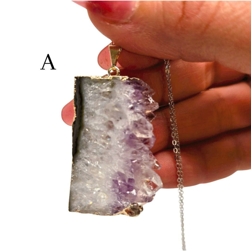 Amethyst Cluster Pendant