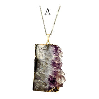 Amethyst Cluster Pendant