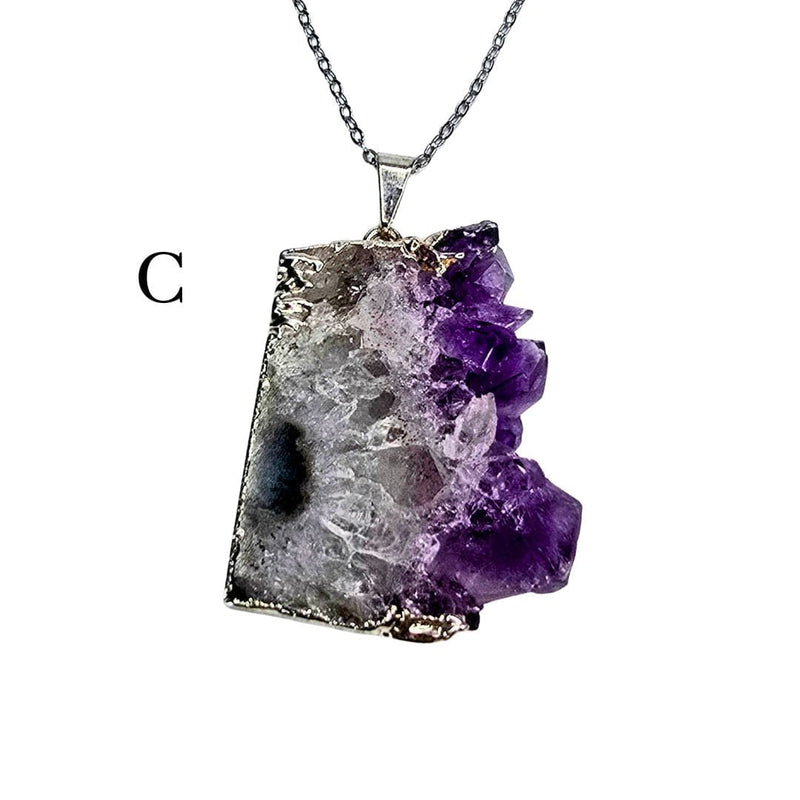Amethyst Cluster Pendant