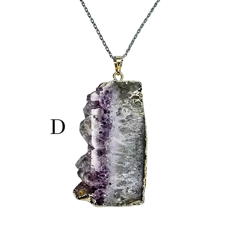 Amethyst Cluster Pendant