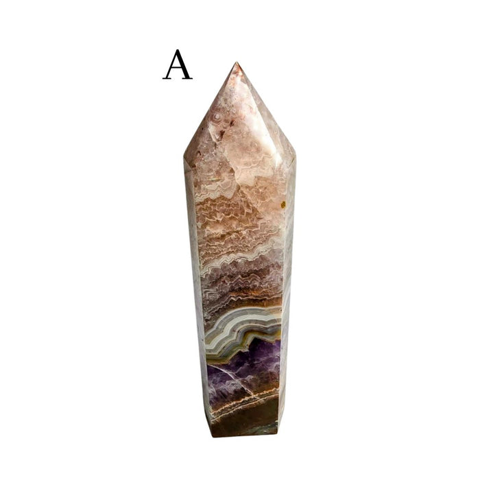 Amethyst Crazy Lace Agate Tower - Large