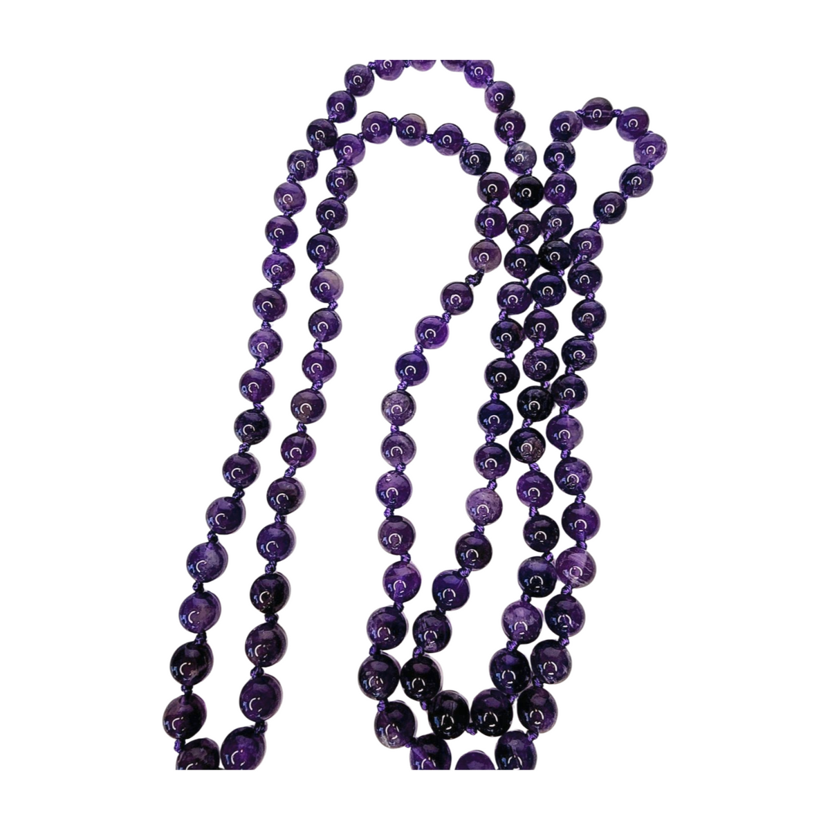 Amethyst Mala (48 Inches)