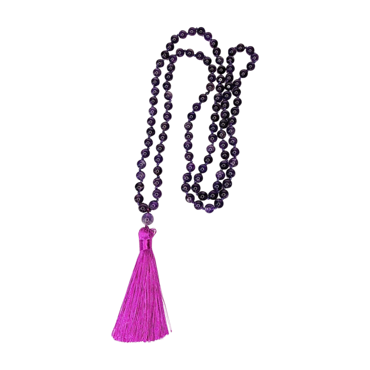 Amethyst Mala (48 Inches)