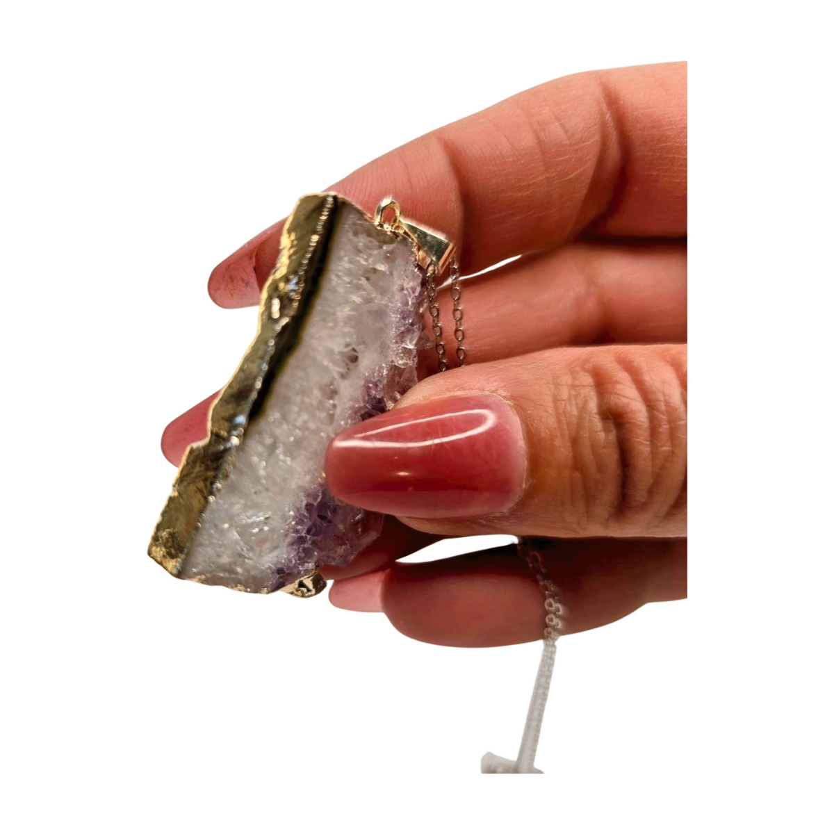 Amethyst Cluster Pendant