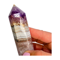 Amethyst Crazy Lace Agate Tower - Small