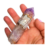 Amethyst Crazy Lace Agate Tower - Small