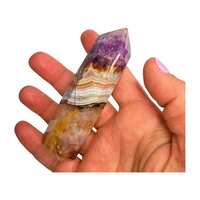 Amethyst Crazy Lace Agate Tower - Small