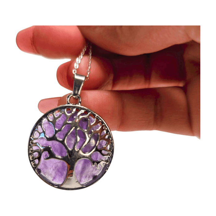 Amethyst Tree of Life Pendant
