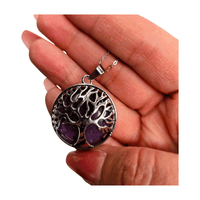 Amethyst Tree of Life Pendant