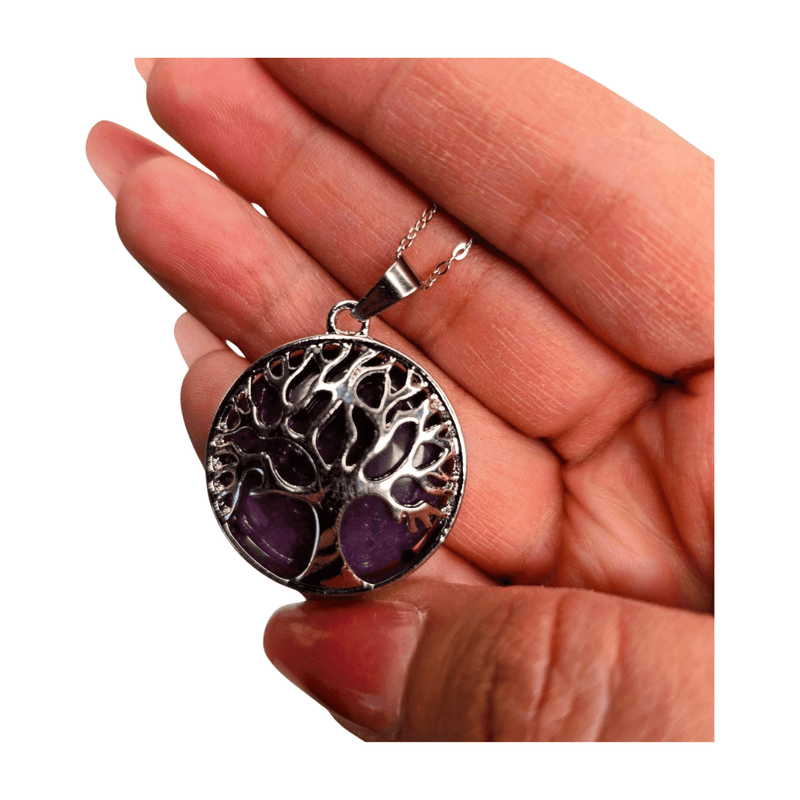 Amethyst Tree of Life Pendant