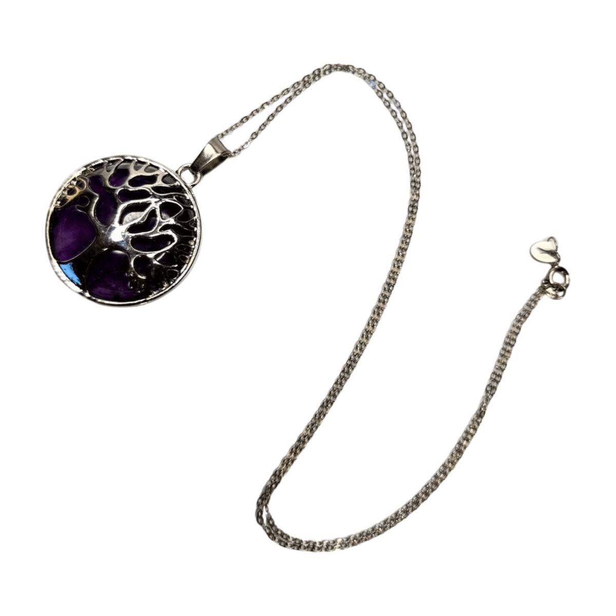 Amethyst Tree of Life Pendant