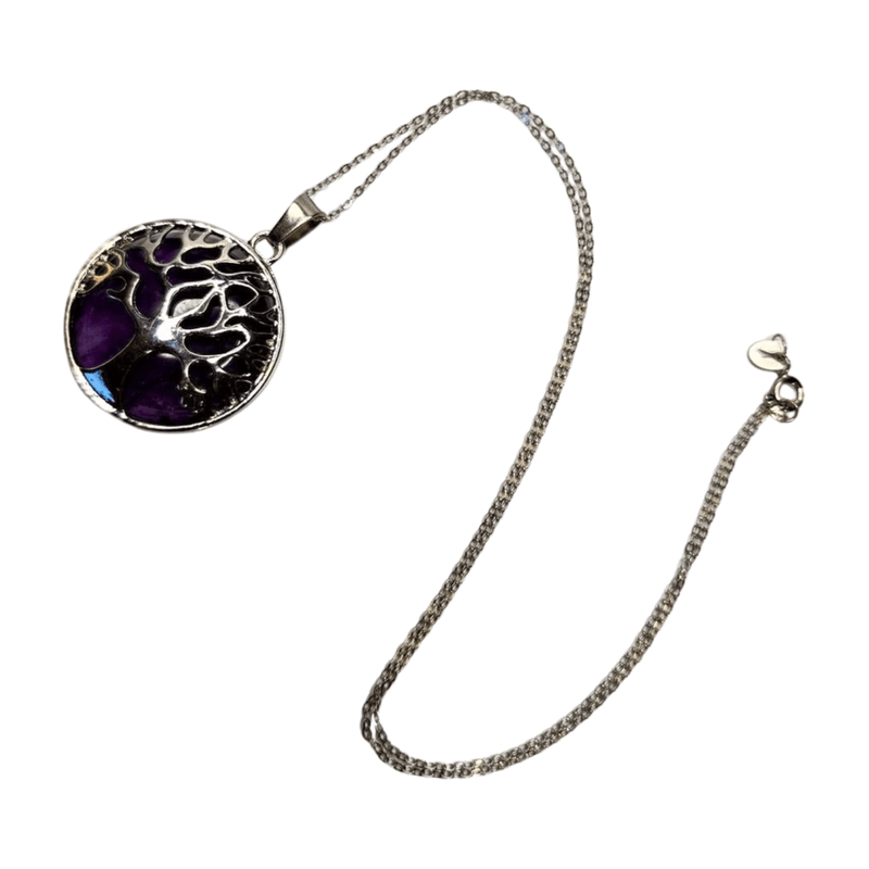 Amethyst Tree of Life Pendant
