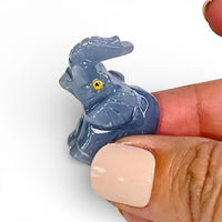 Angelite Elephant - Extra Small