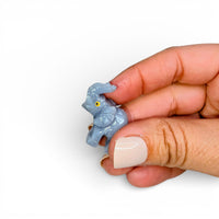 Angelite Elephant - Extra Small