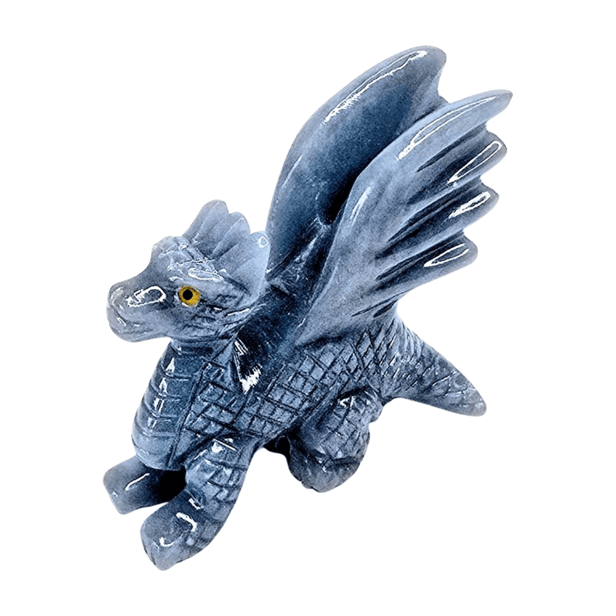 Angelite Dragon with Wings - Small