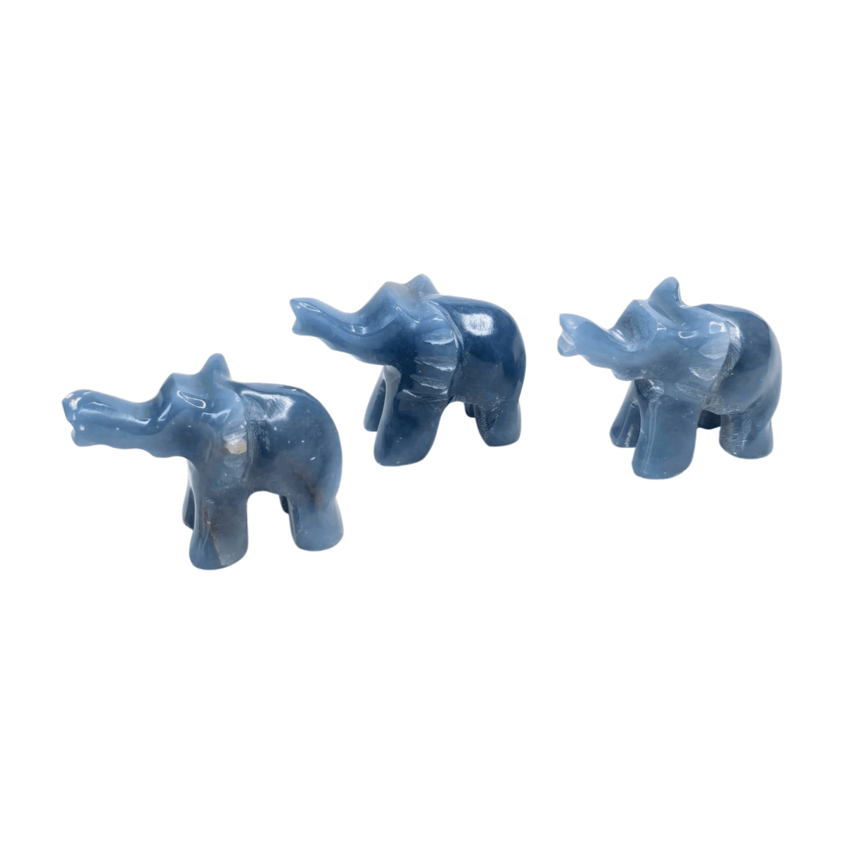 Angelite Elephant - Small