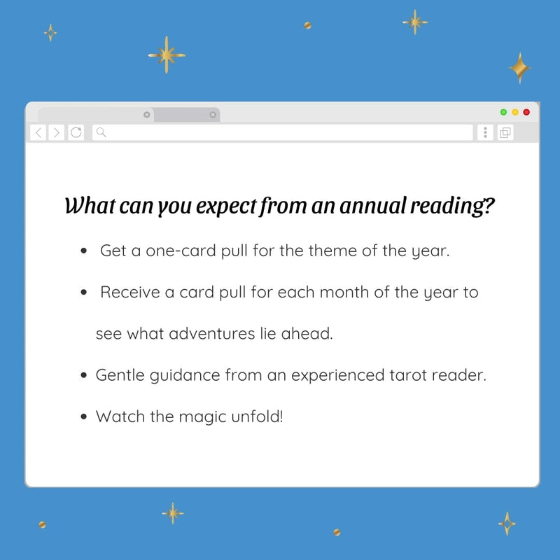 Annual Tarot Reading: Your Yearly Compass