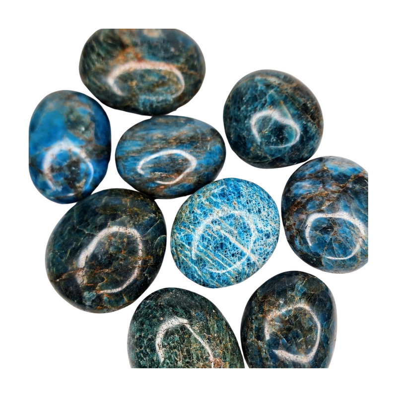 Blue Apatite Palm Stone