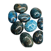 Blue Apatite Palm Stone