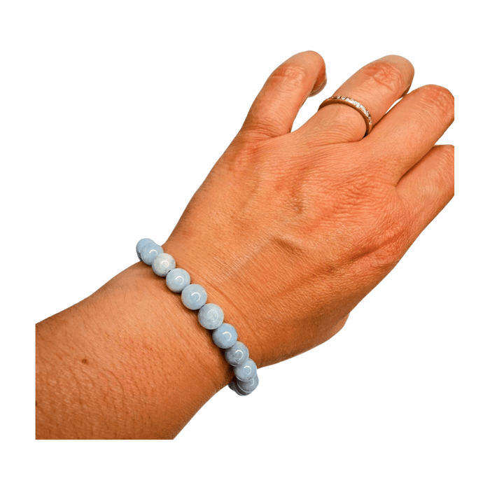 Aquamarine Beaded Bracelet