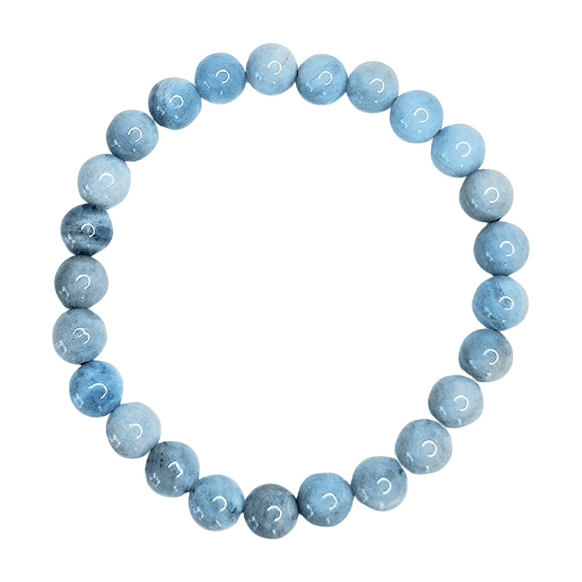 Aquamarine Beaded Bracelet
