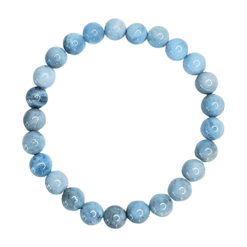 Aquamarine Beaded Bracelet