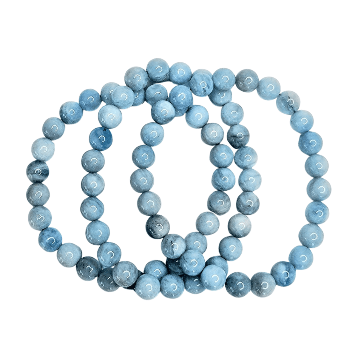 Aquamarine Beaded Bracelet