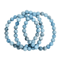 Aquamarine Beaded Bracelet