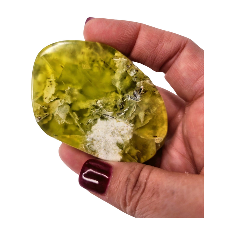 Austrialian Golden Prehnite Specimen - Large