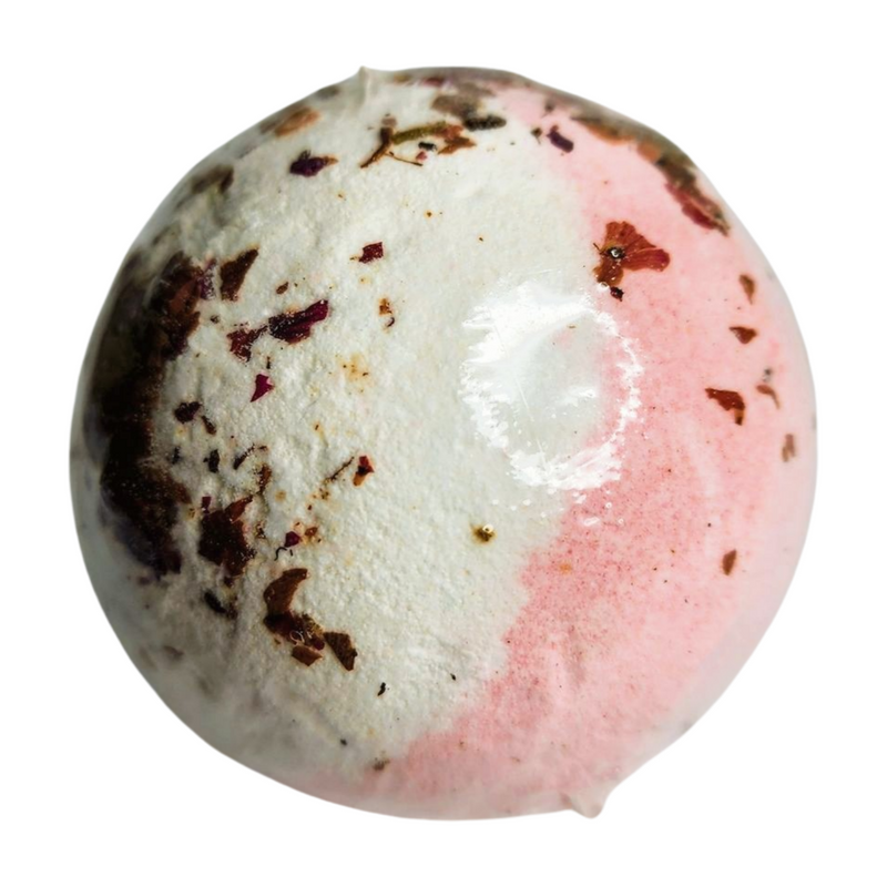 Passion Bath Bomb with Rose Quartz Tumble