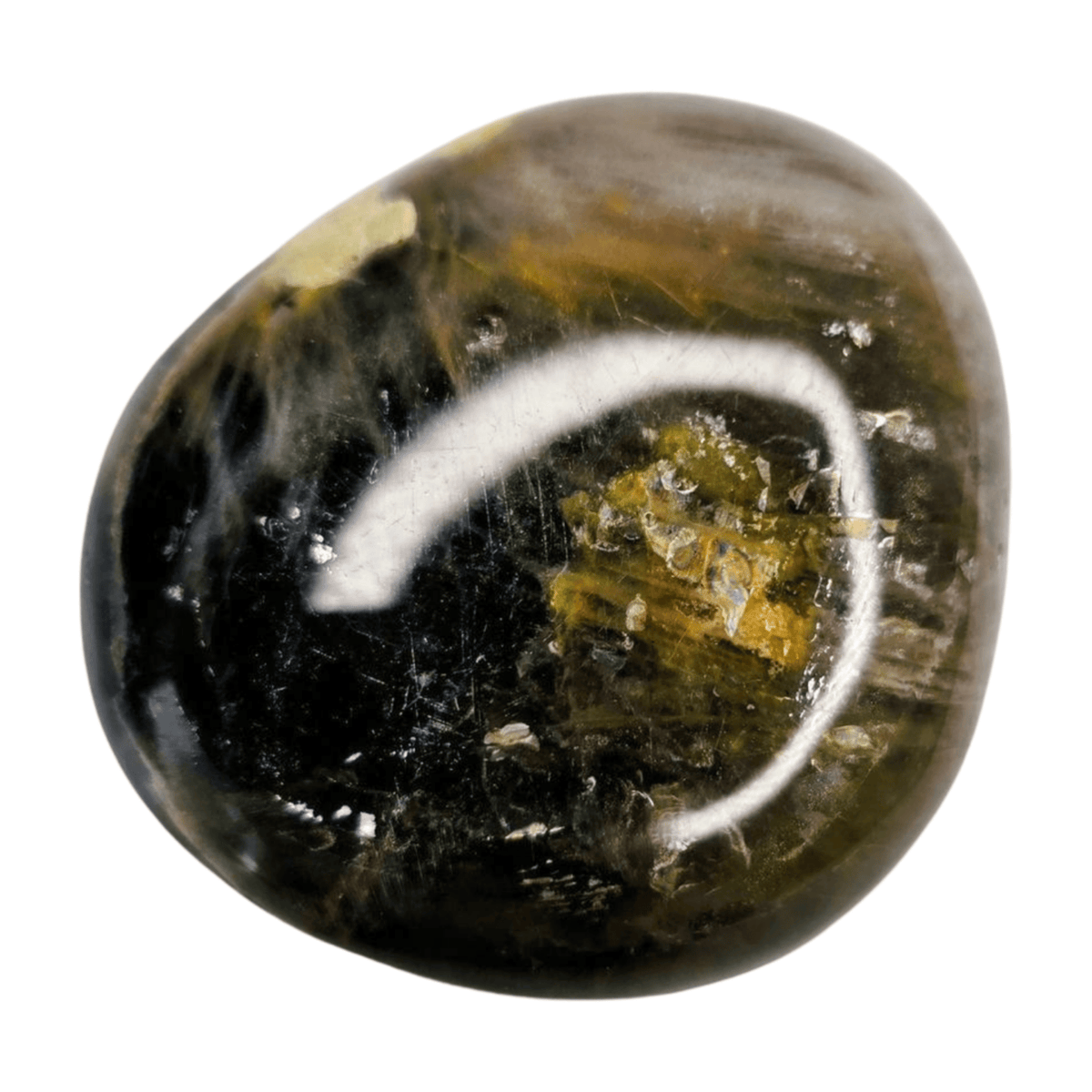 Black Moonstone Palm Stone