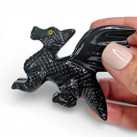 Black Onyx Dragon with Wings