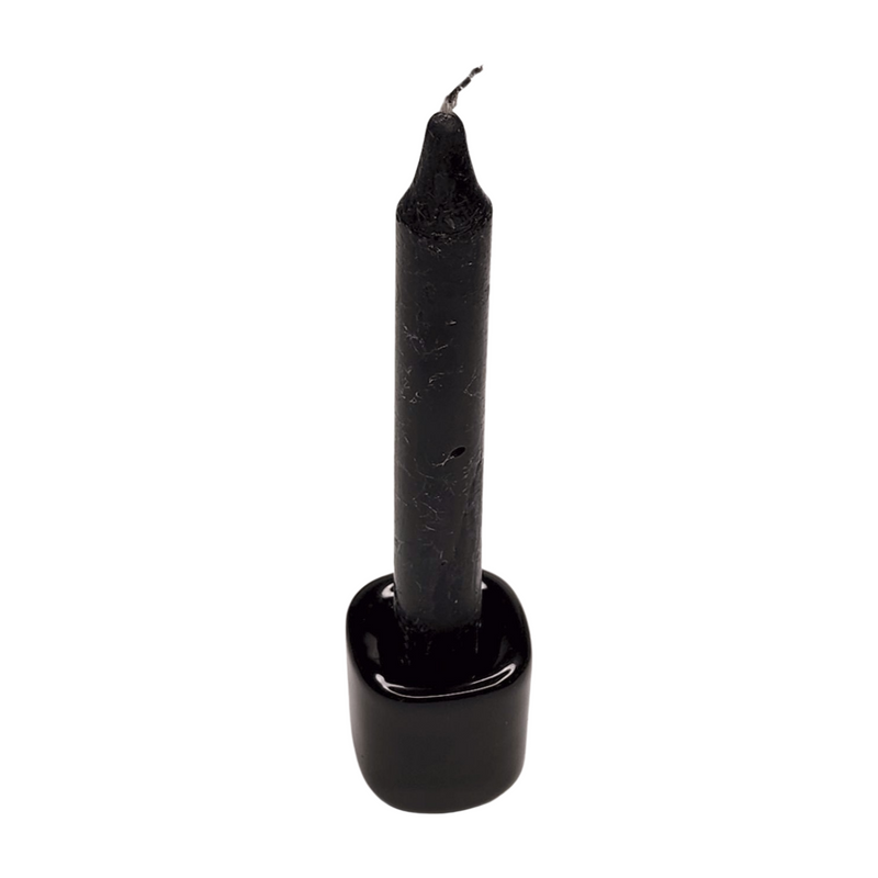 Black Candle Holder - Chime Candles