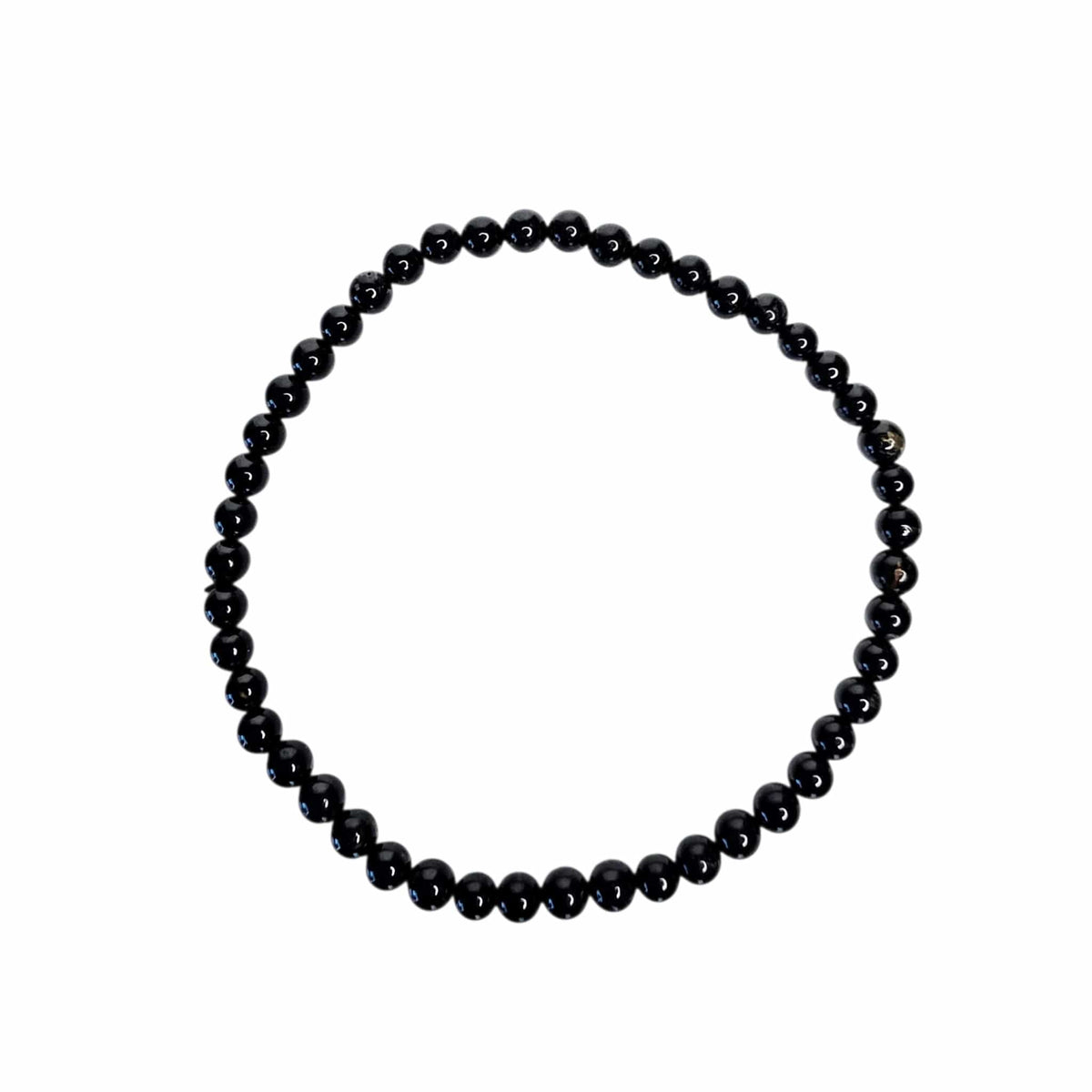 Black Tourmaline 4mm Bracelet 