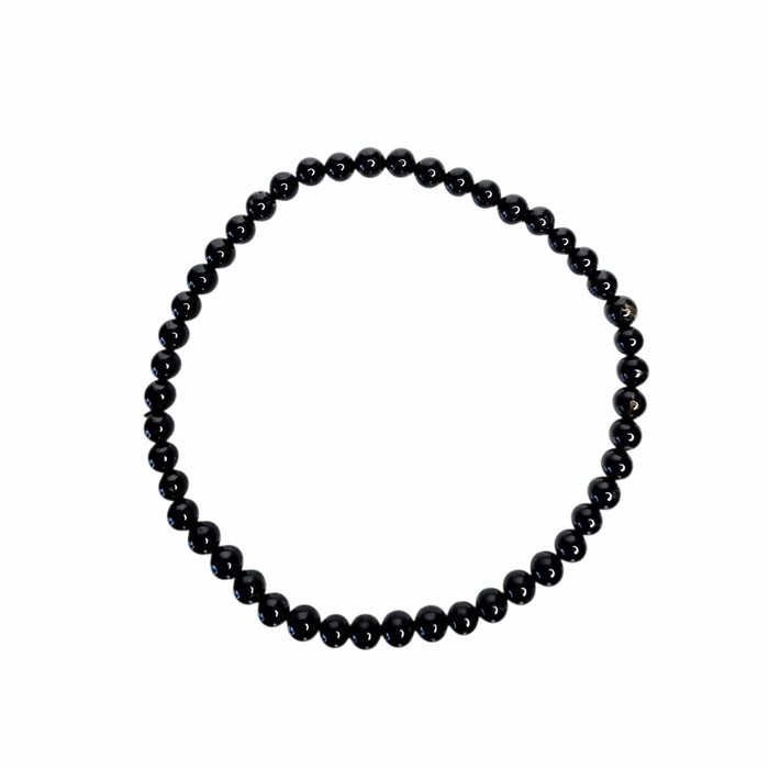 Black Tourmaline 4mm Bracelet 