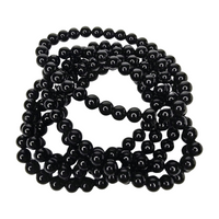 Black Tourmaline Bracelet - 6mm Beads