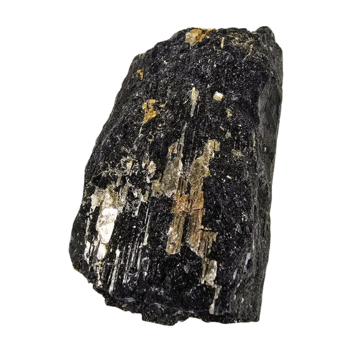 Black Tourmaline with Muscovite Mica Specimen