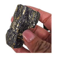 Black Tourmaline with Muscovite Mica Specimen