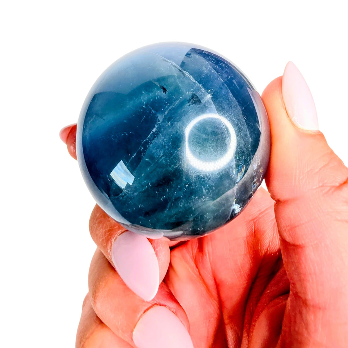 Blue Fluorite Sphere