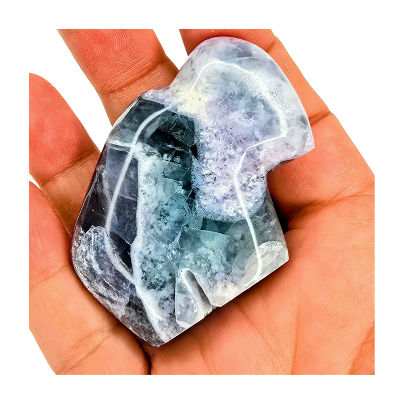 Blue Fluorite Buffalo - Medium