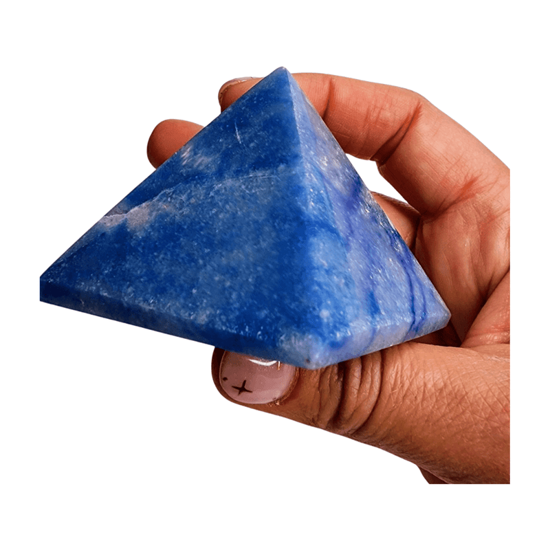 Blue Quartz Pyramid