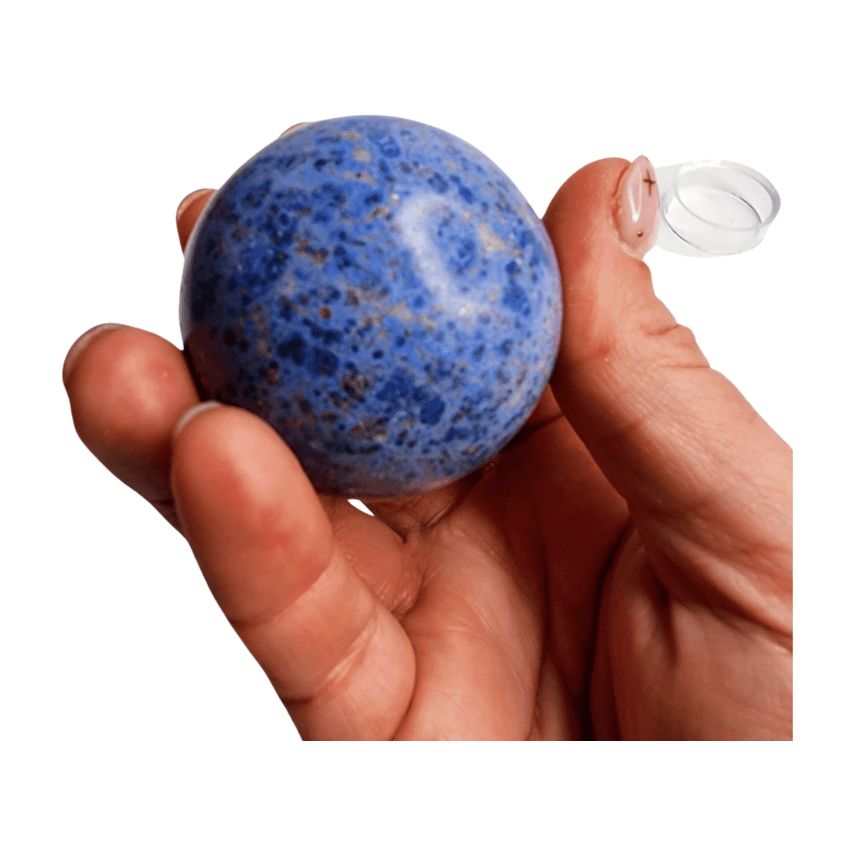 Blue Quartz Sphere (Dumortierite)