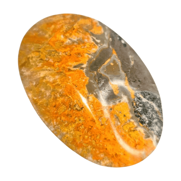 Bumblebee Jasper Palm Stone
